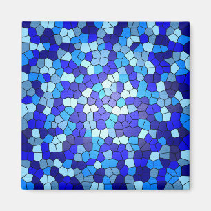 Aimant Tons de verre de couleur bleue par Shirley Taylor