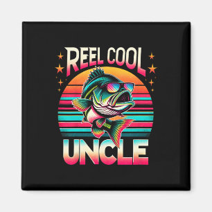 Aimant Tonton pêche drôle B Bobine Tonton cool Fête des P