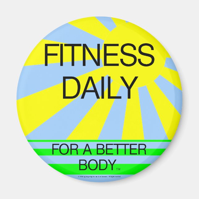 Aimant TOP Fitness Daily (Devant)