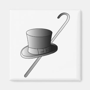 Aimant Top Hat et Canne