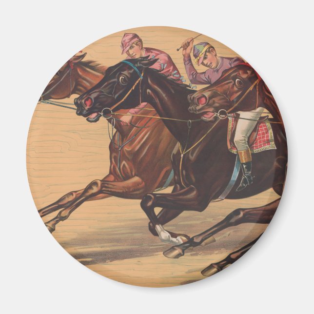 Aimant TOP Horse et Jockey (Devant)