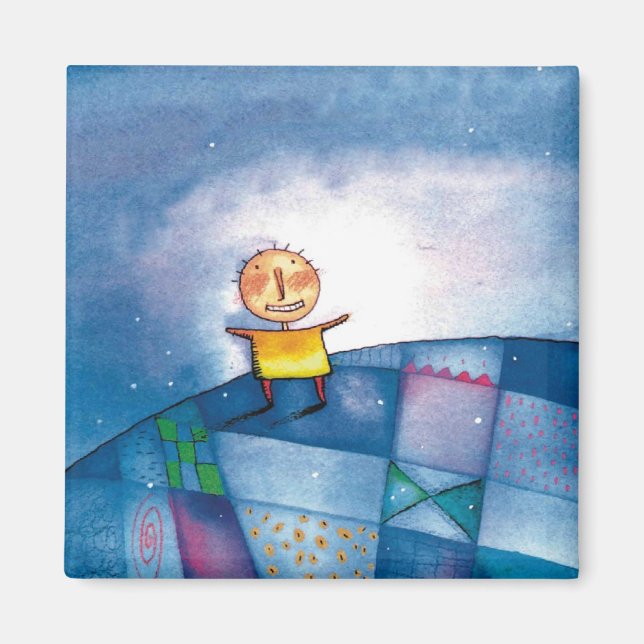 Aimant Top of the World (Devant)