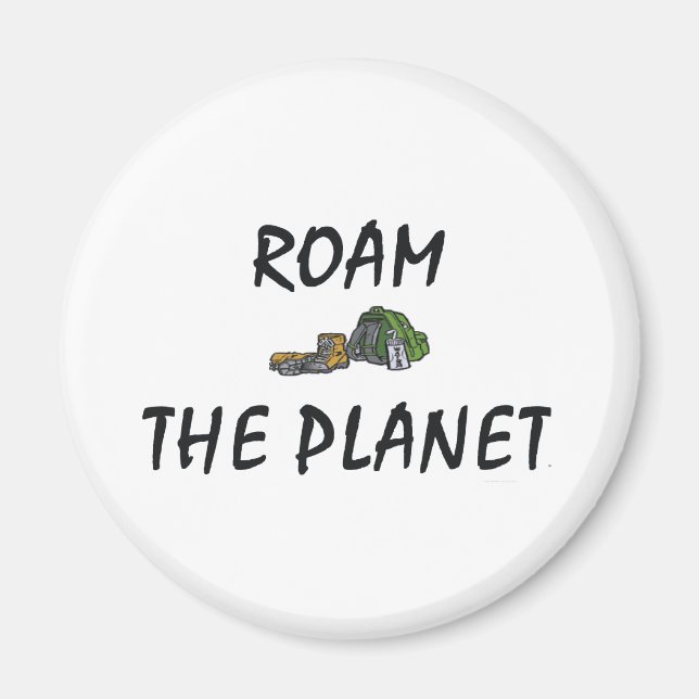 Aimant TOP Roam the Planet (Devant)