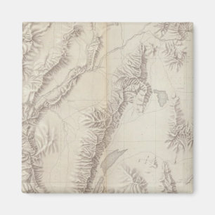 Aimant Topographie du plateau du Nevada