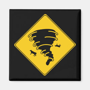 Aimant Tornade de signe de route