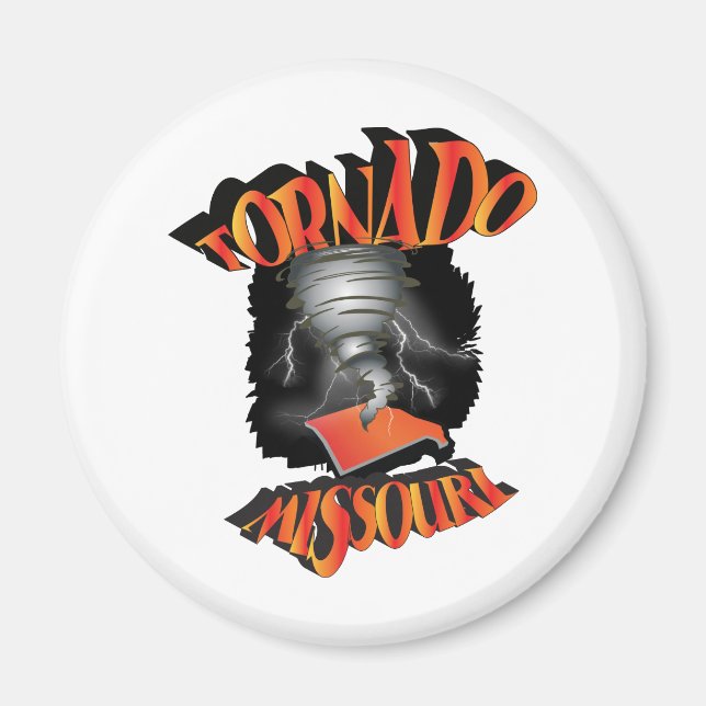 Aimant Tornado Missouri (Devant)