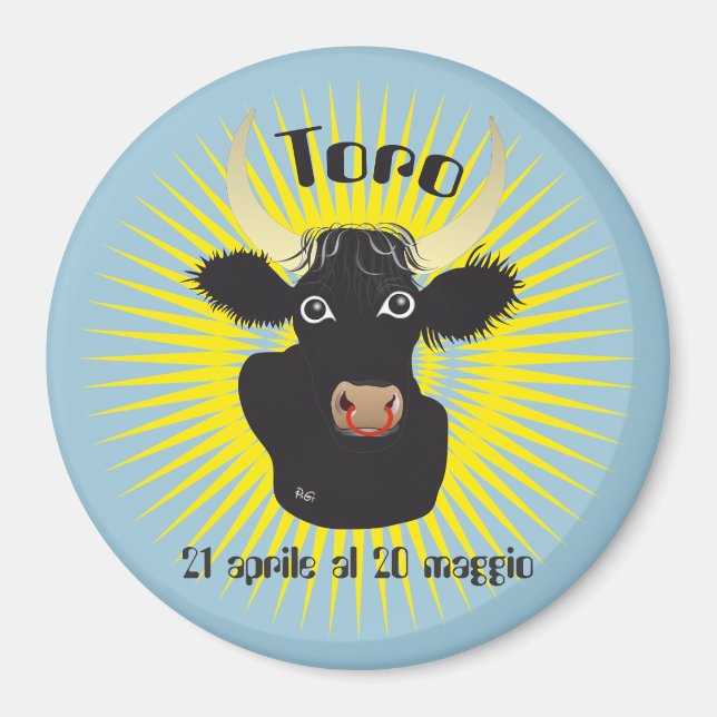 Aimant Toro 21 aprile al 20 maggio (Devant)