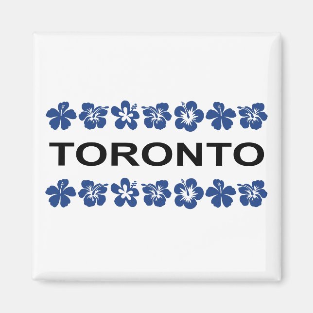 Aimant Toronto Aloha Bands bleu clair (Devant)