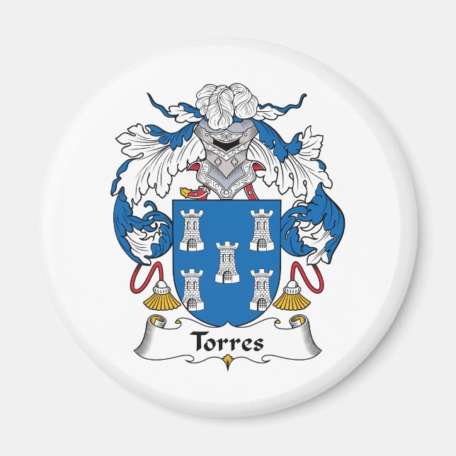 Aimant Torres Family Crest (Devant)