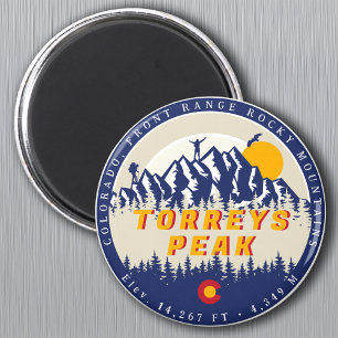 Aimant Torreys Peak Colorado Fourtins 14ers Souvenir