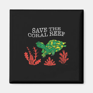 Aimant Tortue Coral Sauvez Le Coral Reef De l'environneme