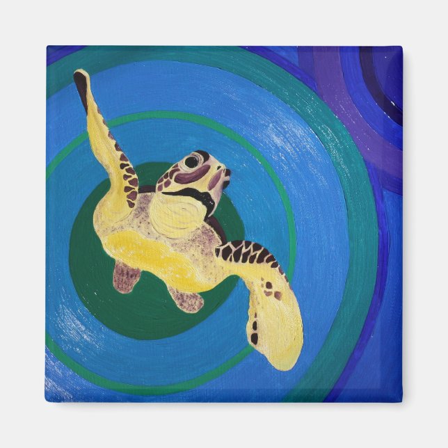 Aimant Tortue de mer (Devant)