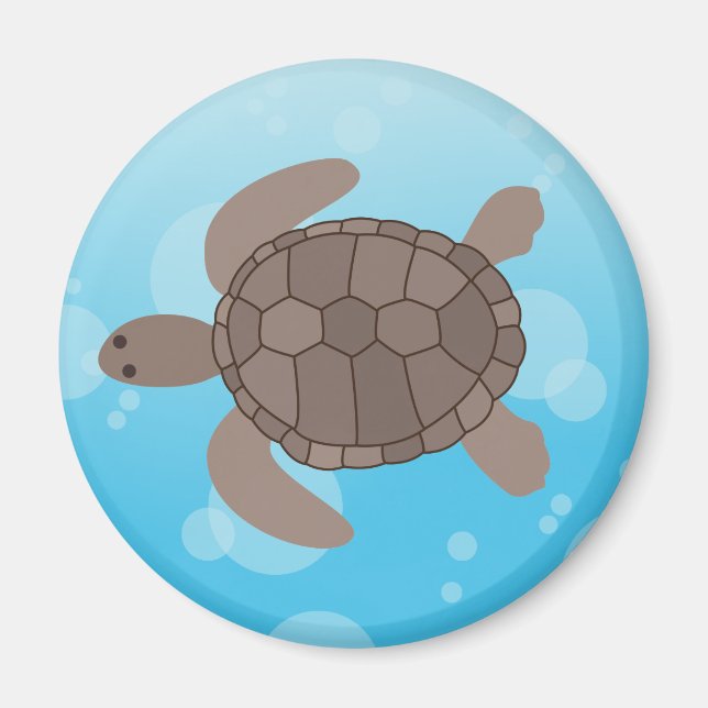 Aimant Tortue de mer (Devant)