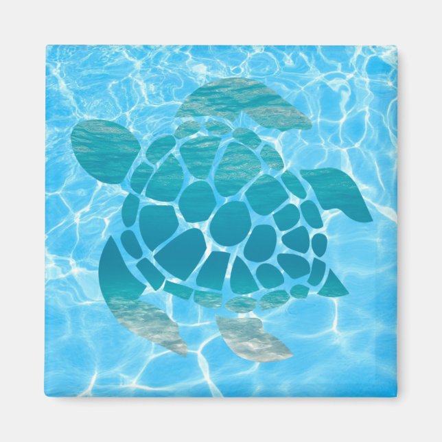 Aimant Tortue de mer (Devant)