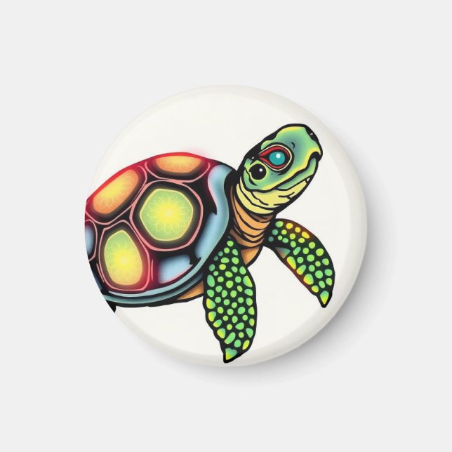 Aimant Tortue Lente Mais Légendaire (Devant)