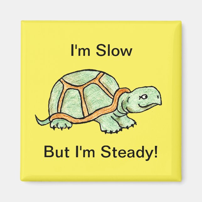 Aimant Tortue lente mais stable (Devant)