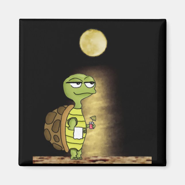 Aimant Tortue Lune (Devant)