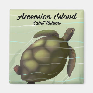 Aimant Tortue marine de l'île de l'Ascension