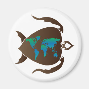 Aimant Tortue-monde