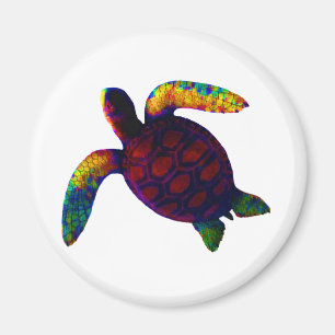 Aimant Tortue rouge Le MUSÉE Zazzle Cadeaux