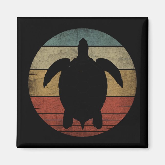 AIMANT TORTUE VINTAGE  (Devant)