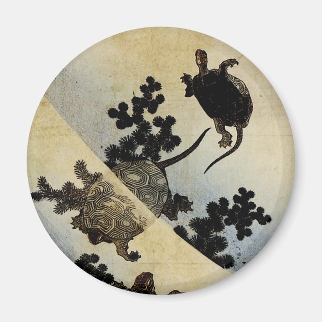 Aimant Tortues de natation (Devant)