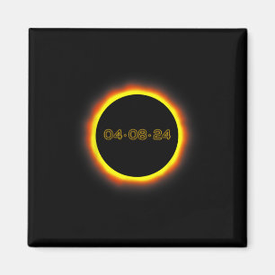 Aimant Total Éclipse Solaire 04.08.2024 Totalité 1