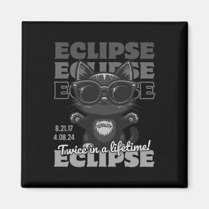 Aimant Total Éclipse Solaire 2024 Deux Fois Dans Un Total