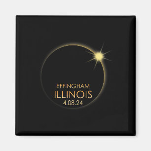 Aimant Total Éclipse Solaire À Effingham Illinois 2024 To
