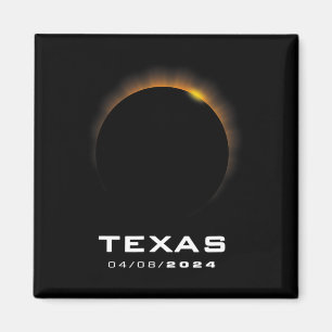 Aimant Total Solaire Eclipse 2024 Texas