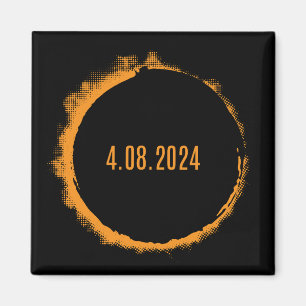 Aimant Total Solaire Eclipse USA 8 avril 2024