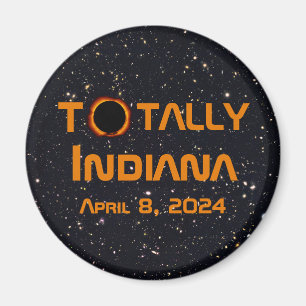 Aimant Totalement Indiana 2024 Solar Eclipse
