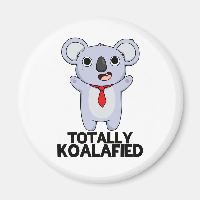 Aimant Totalement Koala-dièse Funny Koala Bear Pun (Devant)