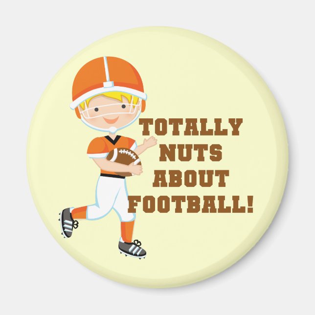 Aimant Totalement Nuts au sujet du football (Devant)