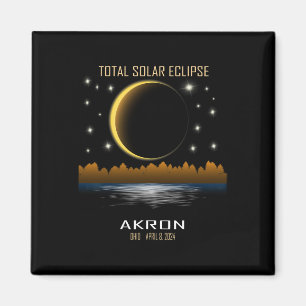 Aimant Totalité de l'Éclipse solaire totale 2024