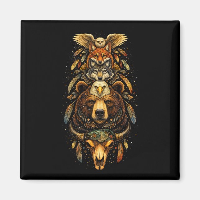 Aimant Totem Ascendant (Devant)