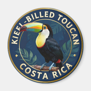 Aimant Toucan à bec caréné Costa Rica Oiseau Tropical