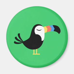 Aimant Toucan coloré