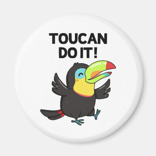 Aimant Toucan Le Faire Drôle Encourageant Le Jeu D'Oiseau
