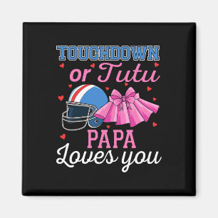 Aimant Touchdown ou tutu Papa t'aime Football Genre R