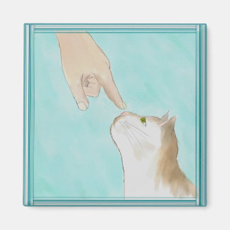 Aimant Toucher l'aimant du nez de Kitty
