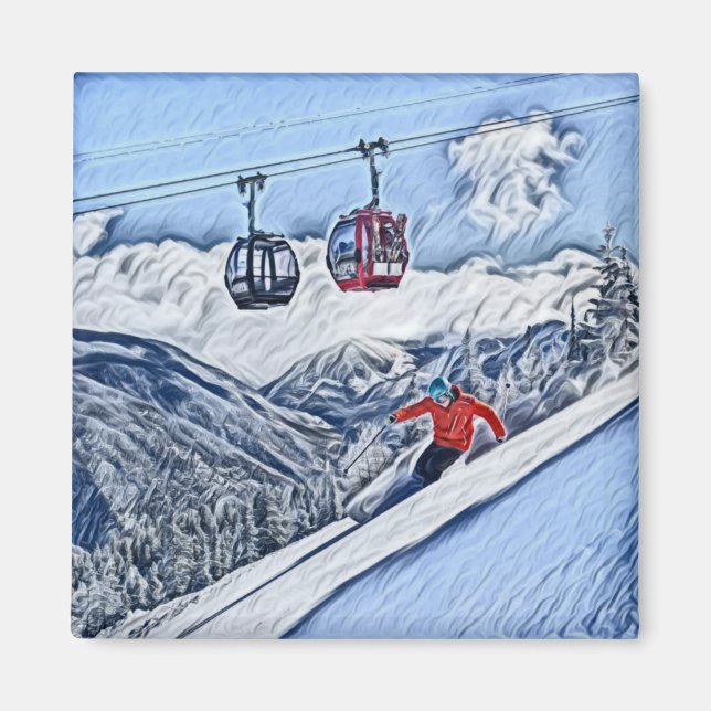 Aimant Toucher les pistes (Devant)