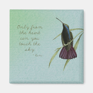 Aimant Touchez le colibri de ciel