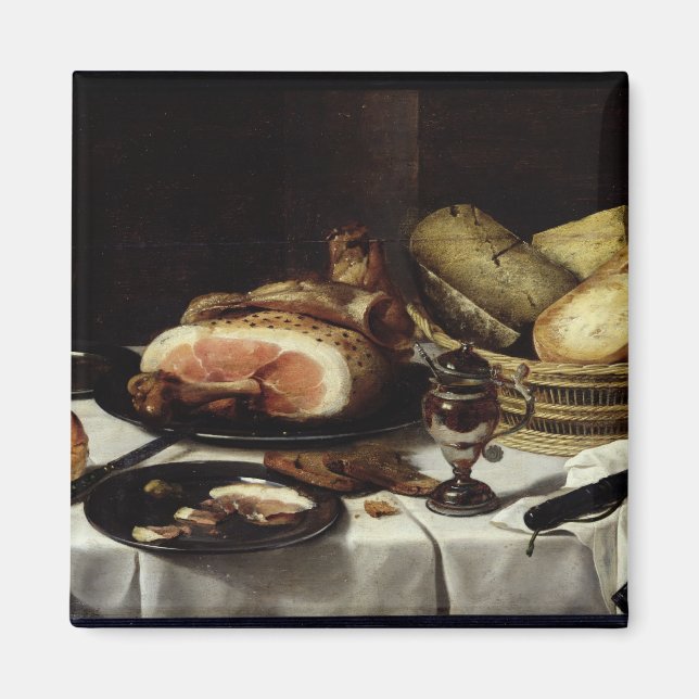 Aimant Toujours la vie avec le jambon (Devant)