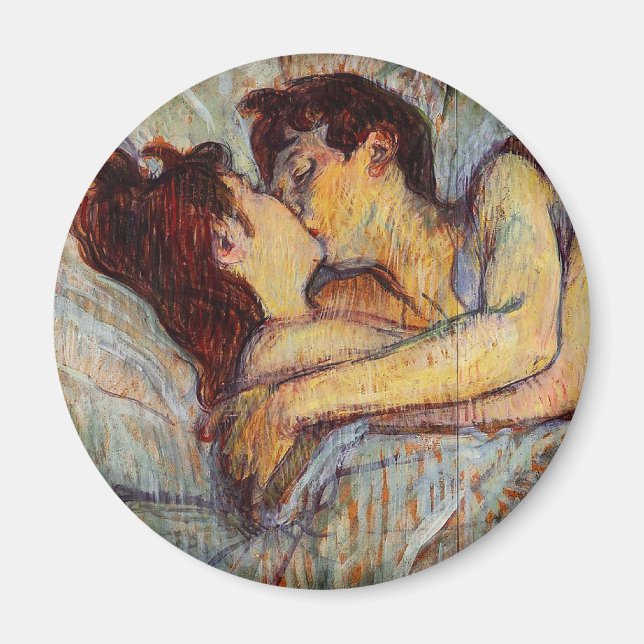 Aimant Toulouse-Lautrec Au Lit L'Aimant Baiser (Devant)