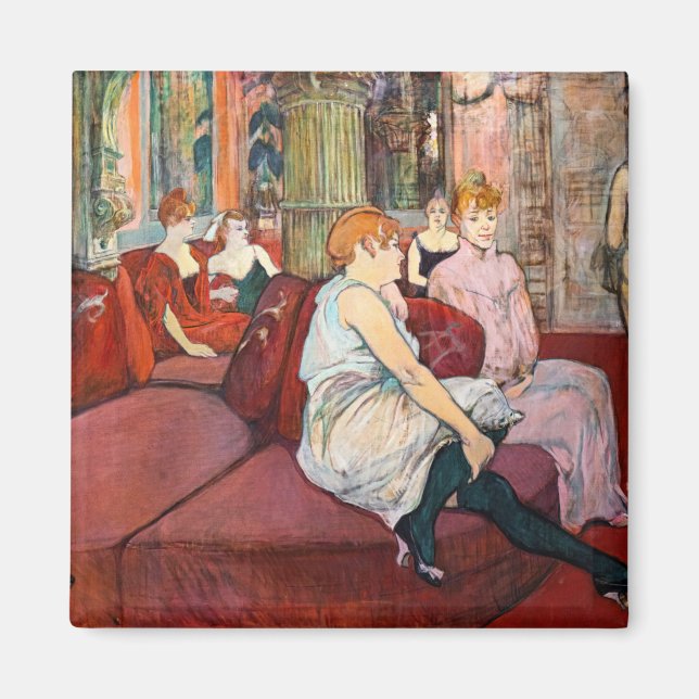 Aimant Toulouse-Lautrec - Au Salon, rue des Moulins (Devant)