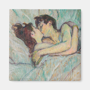 Aimant Toulouse-Lautrec - En Lit, Baiser