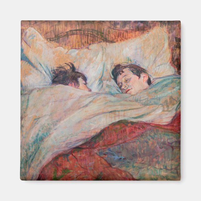 Aimant Toulouse-Lautrec - Le Lit (Devant)