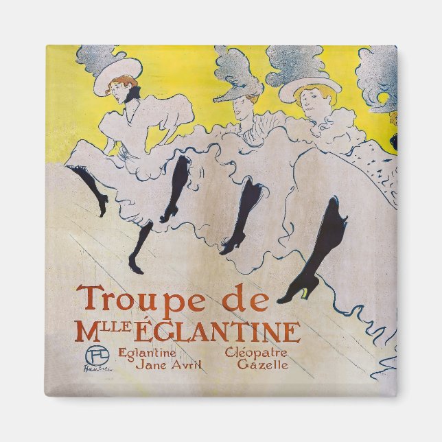 Aimant Toulouse-Lautrec - Troupe de Mlle Eglantine (Devant)