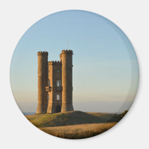 Aimant Tour Broadway dans l'aimant rond Cotswolds